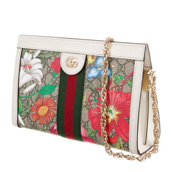 Gucci Small Ophidia GG Flora Shoulder Bag - Picture 4 of 5